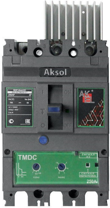 ВА57 AKSOL DC 250AF 3P до 1000VDC